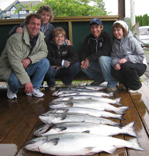 fishing Vancouver island