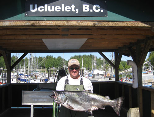 fishing Vancouver island