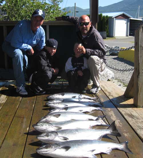 salmon fishing Vancouver island