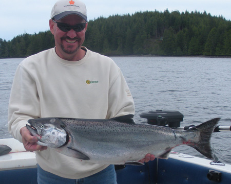 salmon fishing Vancouver island