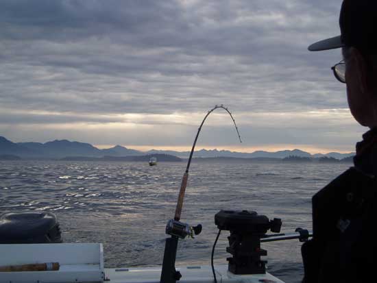 salmon fishing Vancouver island