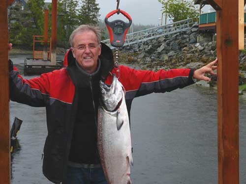 salmon fishing Vancouver island