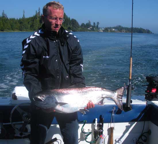 fishing Vancouver island