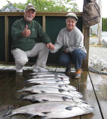 fishing Vancouver island