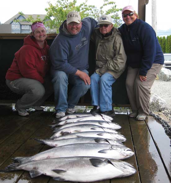 fishing Vancouver island