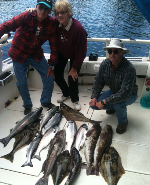 salmon fishing Vancouver island