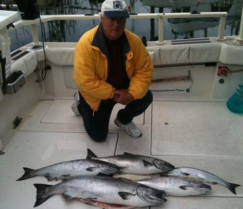 salmon fishing Vancouver island