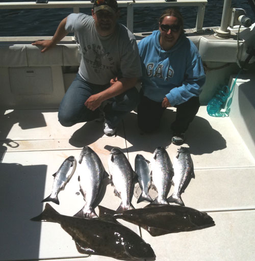 salmon fishing Vancouver island