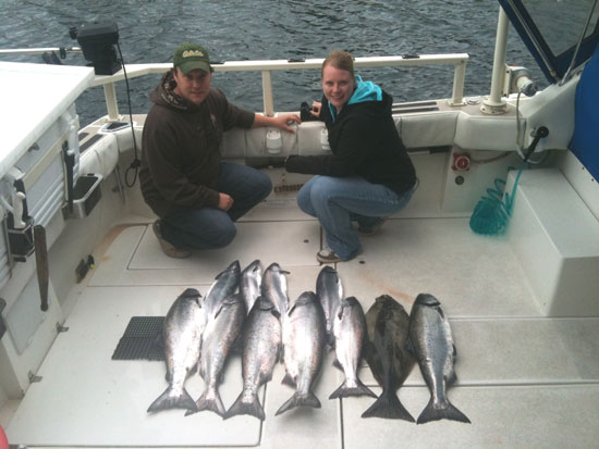 salmon fishing Vancouver island