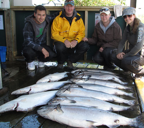 salmon fishing Vancouver island