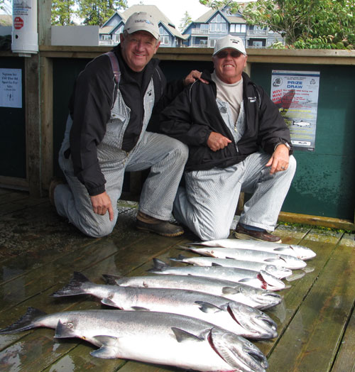 salmon fishing Vancouver island