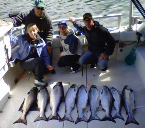 salmon fishing Vancouver island