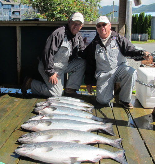 salmon fishing Vancouver island