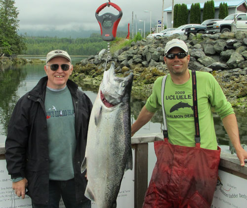 salmon fishing Vancouver island