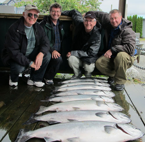 salmon fishing Vancouver island