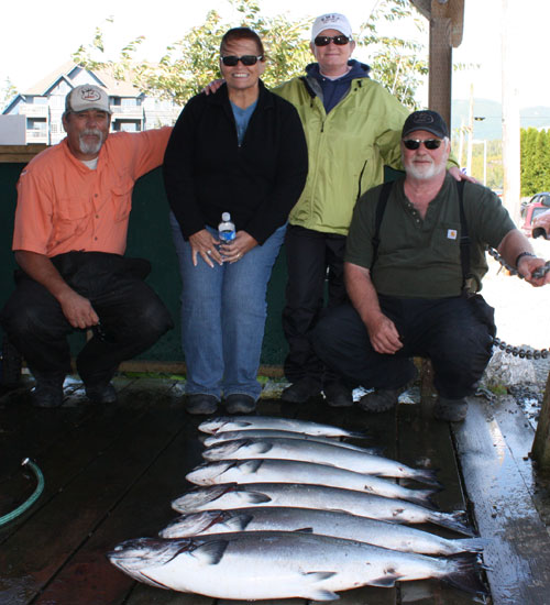 salmon fishing Vancouver island