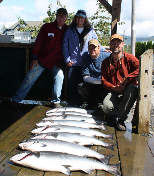 salmon fishing Vancouver island