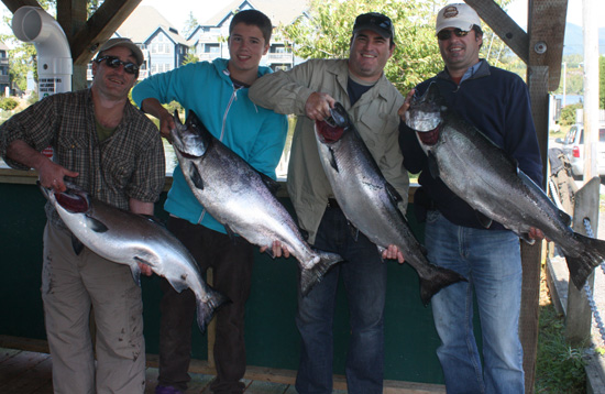 salmon catching BC