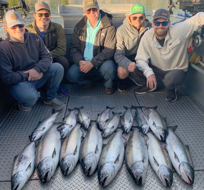 salmon fishing vancouver island