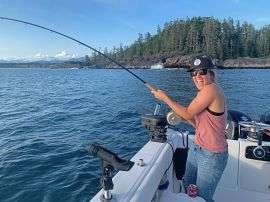 Fishing Report August 15, 2019 Ucluelet BC