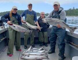 Fishing Report Ucluelet BC Canada August 28