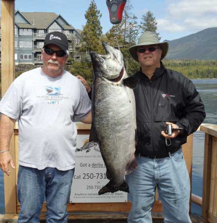 best salmon catching Vancouver island