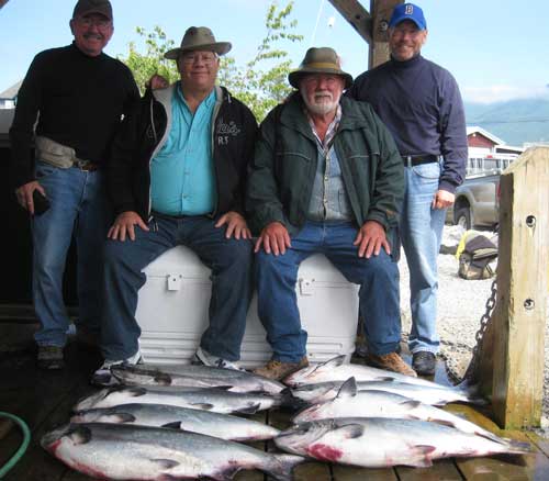 best salmon catching Vancouver island