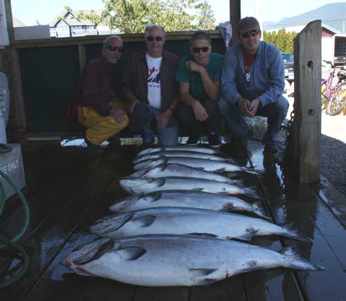 best salmon catching Vancouver island