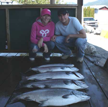 best salmon catching Vancouver island