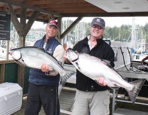 best salmon catching Vancouver island