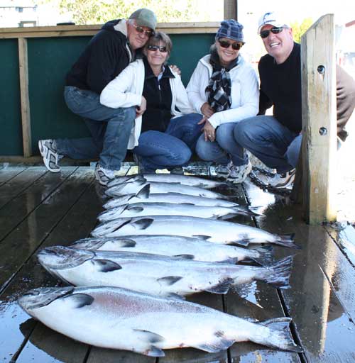 best salmon catching Vancouver island