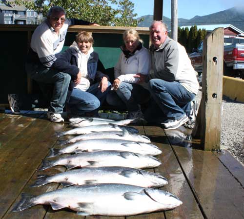 best salmon catching Vancouver island