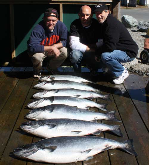 best salmon catching Vancouver island