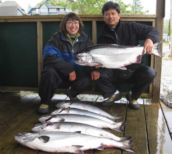 fishing Vancouver island