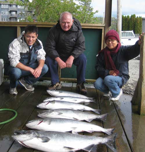 best salmon catching Vancouver island