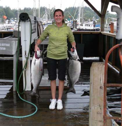 best salmon catching Vancouver island