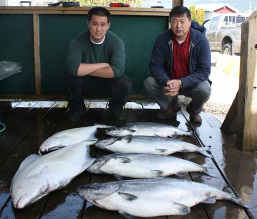 best salmon catching Vancouver island