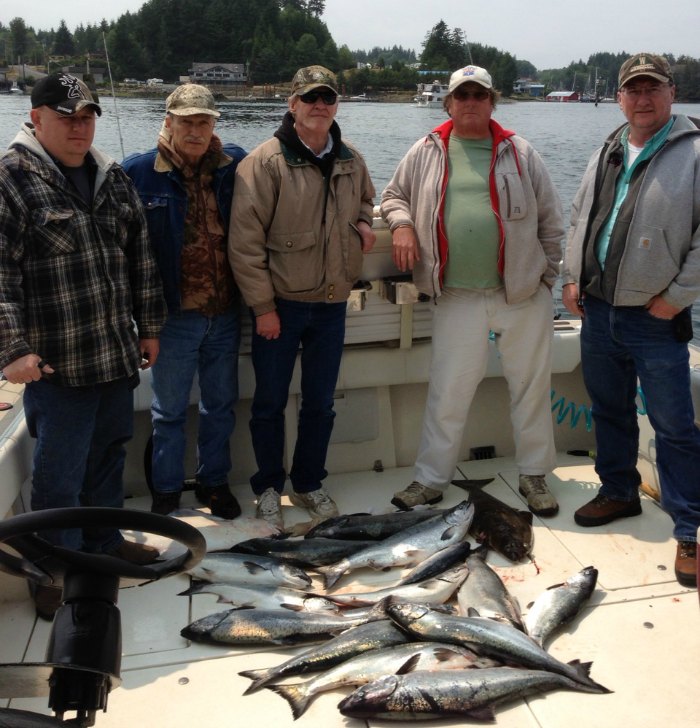 fishing Vancouver island