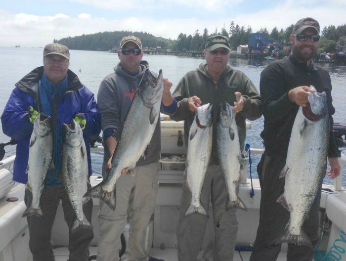 salmon fishing Vancouver island