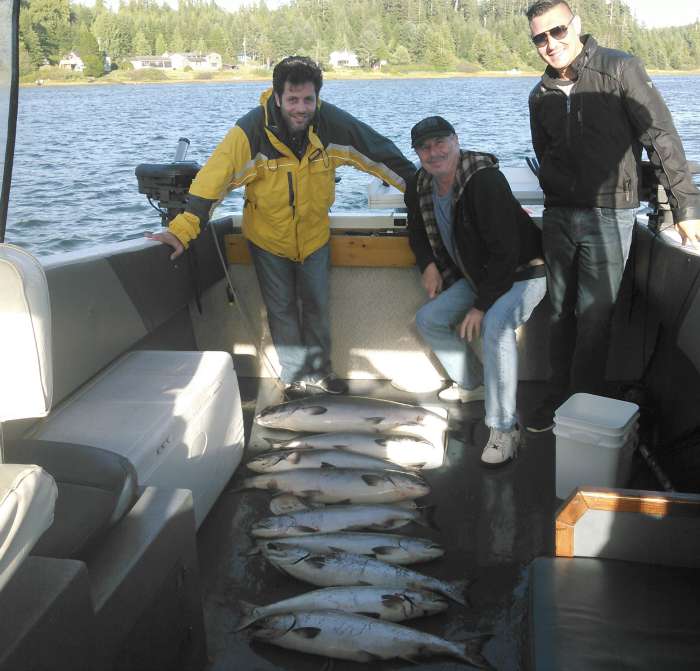 salmon fishing Vancouver island