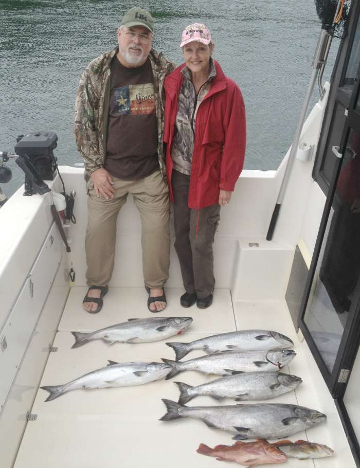 salmon fishing Vancouver island