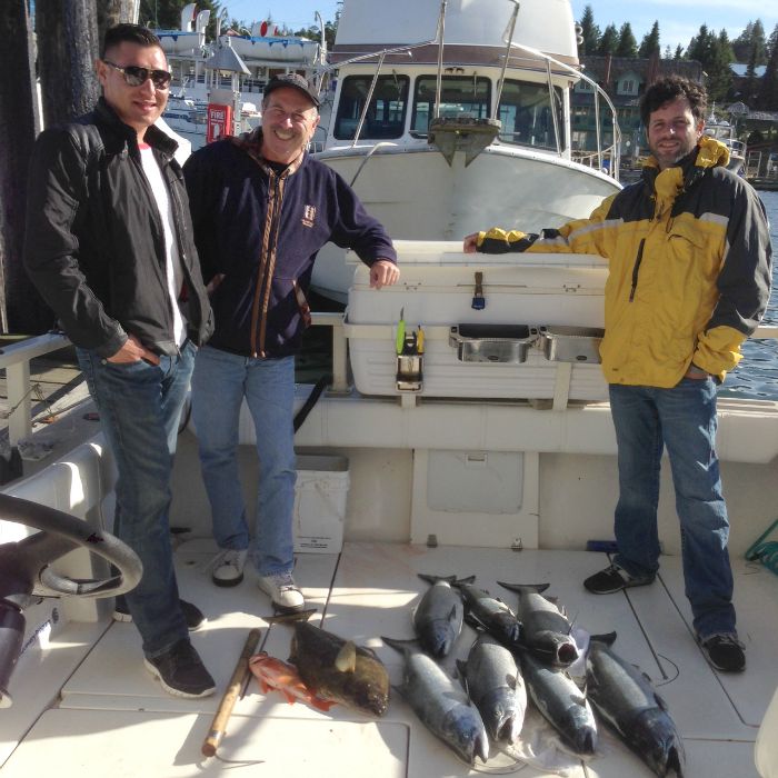 salmon fishing Vancouver island