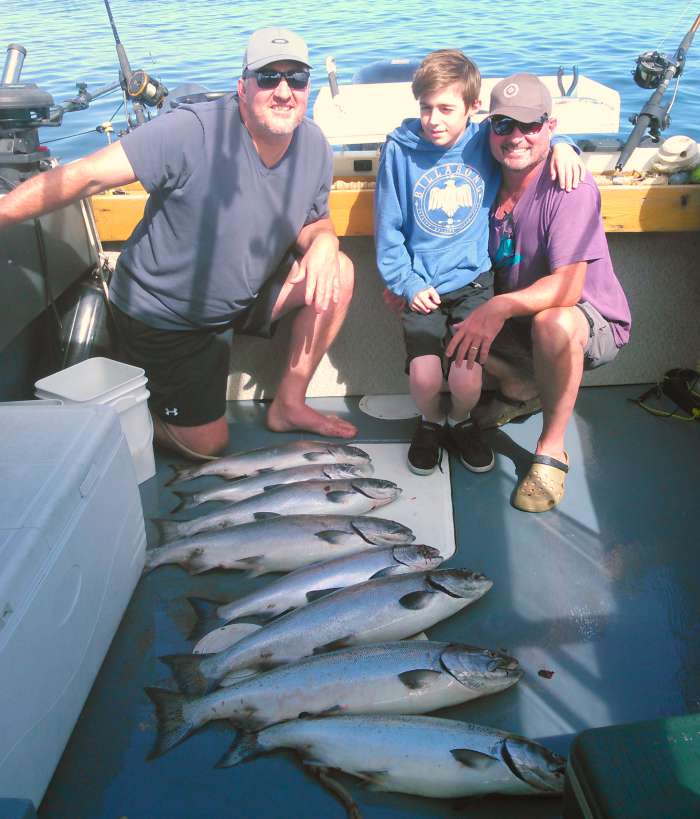 salmon fishing Vancouver island