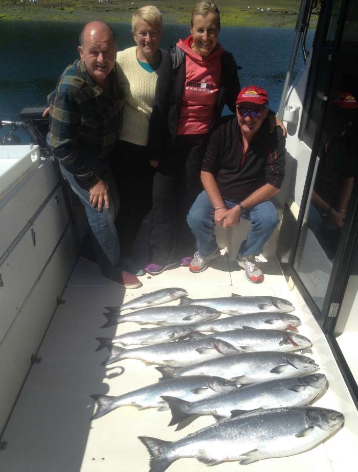 salmon fishing Vancouver island