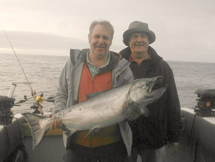 salmon fishing Vancouver island