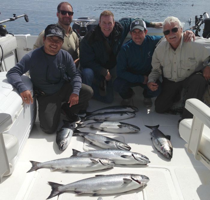 salmon fishing Vancouver island