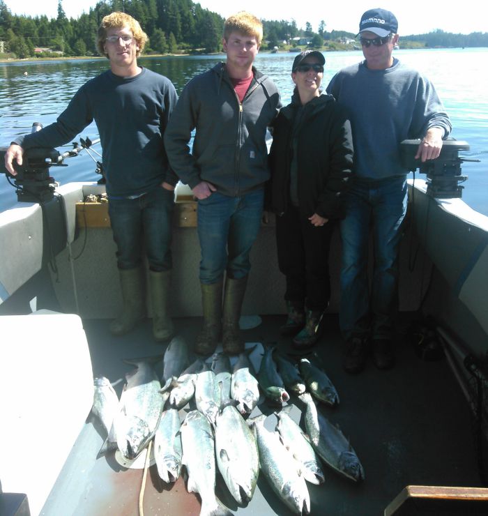 salmon fishing Vancouver island