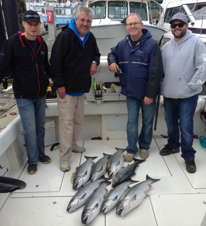 salmon fishing Vancouver island