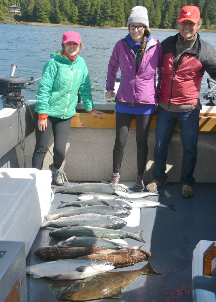 salmon fishing Vancouver island