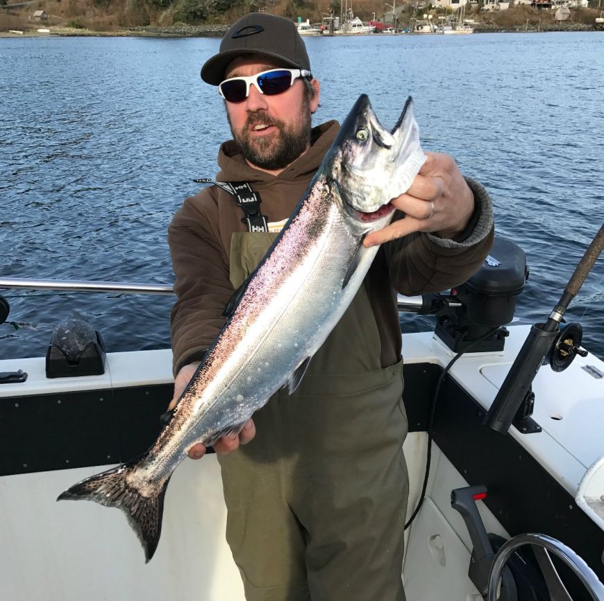 salmon fishing Vancouver island